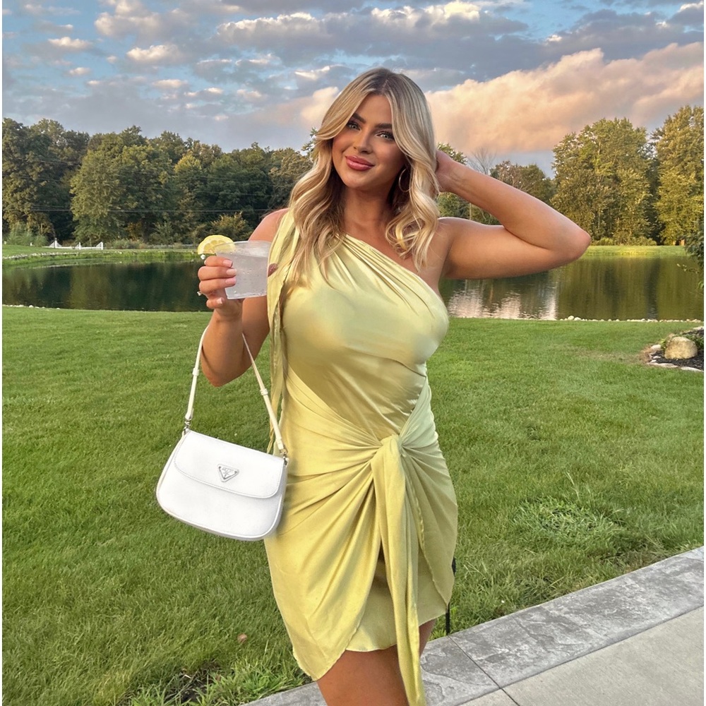 Baobab marea mini dress in pistachio